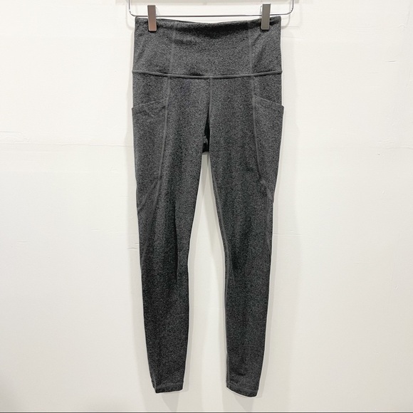 Athleta Stash Pocket Salutation Tight Legging Gray XS - Picture 1 of 7